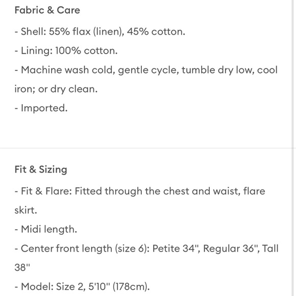 Banana Republic Linen-Cotton MIDI Dress (Copy) - Picture 5 of 6